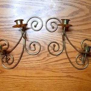 Matching wall decorations for votive and candles